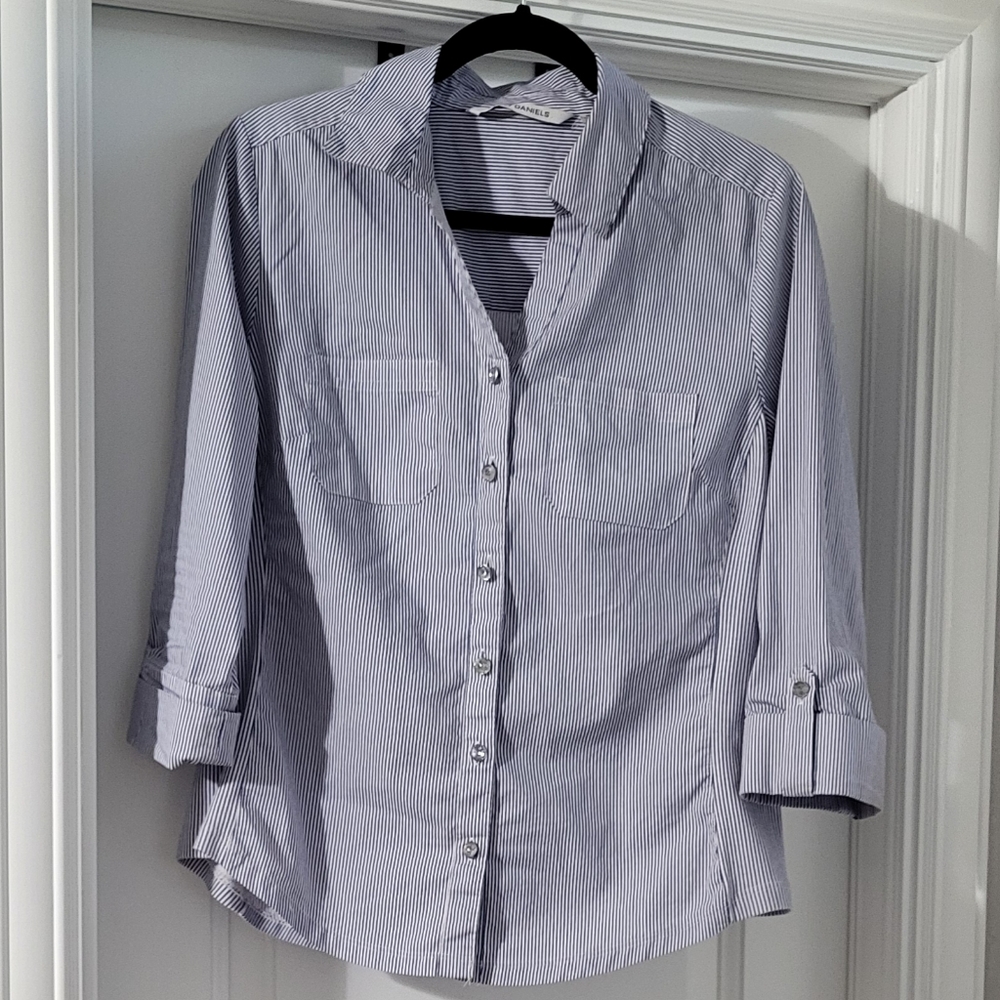 Classic Blue Striped Shirt
